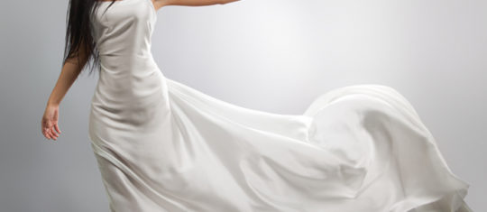 robe longue blanche